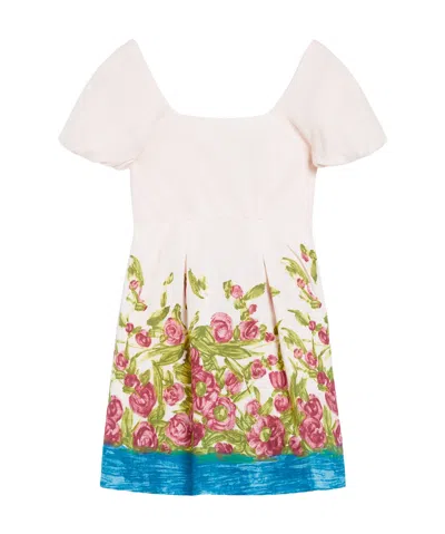 WEEKEND MAX MARA MINI DRESS IN COTTON AND LINEN CANVAS