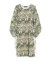 Weekend Max Mara Floral Pattern Dress In White