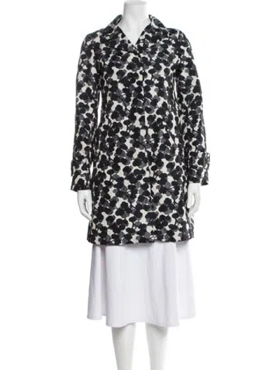 Pre-owned Weekend Max Mara Floral Print Jacket In Neutral