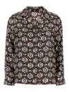 Weekend Max Mara Floral-print Shirt In Brown