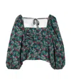 Weekend Max Mara Woman Top Green Size 14 Cotton In Multi
