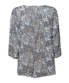 Weekend Max Mara Floral-pattern Blouse In Black