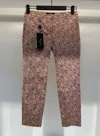 Weekend Max Mara Flower Casual Pants In Brown