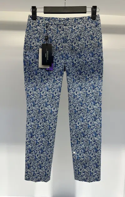 Weekend Max Mara Flower Casual Pants In Gray