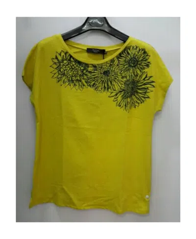 Weekend Max Mara Flower Pattern T-shirt In Green