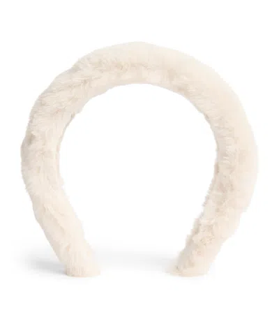 Weekend Max Mara Fluffy Headband In Black