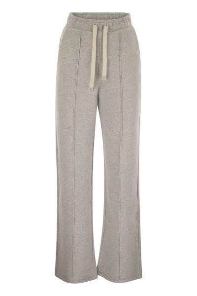 Weekend Max Mara Folk - Plush Trousers In Gray