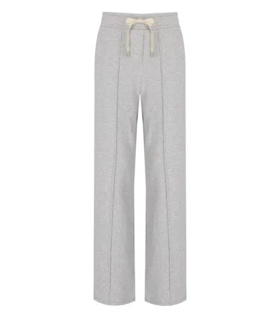 Weekend Max Mara Folk Grey Pants In Brown