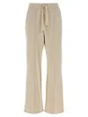 Weekend Max Mara Folk Jersey Trouser Beige In Neutral