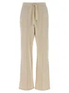 Weekend Max Mara Folk Jersey Trouser Beige In Neutral