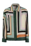 Weekend Max Mara Formia - Printed Silk Twill Shirt In Multi