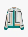 Weekend Max Mara Formia Printed Silk Twill Shirt