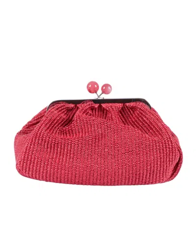 Weekend Max Mara Fortuna Clutch Bag In Pink