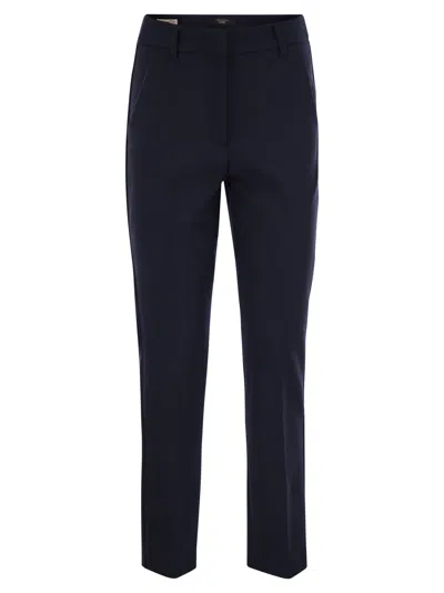 Weekend Max Mara Freda Cady Cigarette Trousers