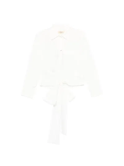 Weekend Max Mara Long-sleeved Shirt In Transparent