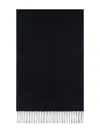 Weekend Max Mara Fringed Scarf In Blue