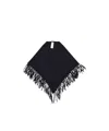 Weekend Max Mara Triangle Shawl In Black