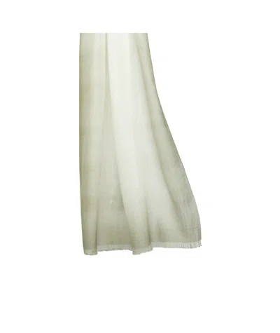 Weekend Max Mara Fringed Shawl In White