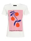 Weekend Max Mara Fruit-print T-shirt In White