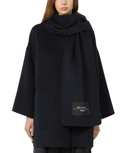 Weekend Max Mara Fulcro Short Coat In Blue