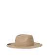 Weekend Max Mara Fumato Beige Hat In Brown