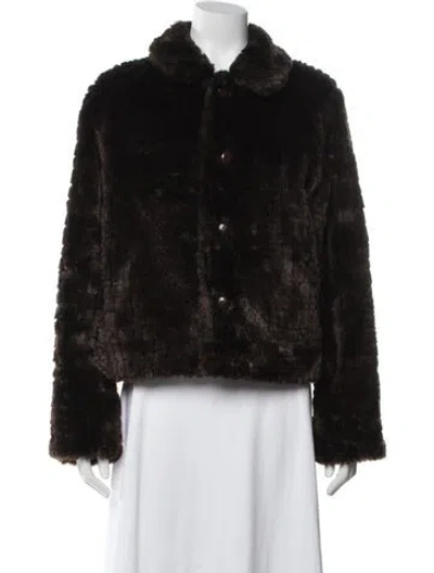 Pre-owned Weekend Max Mara Fur Jacket In Multicolor