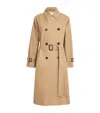 Weekend Max Mara Gabardine Reversible Trench Coat In Beige