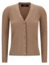 Weekend Max Mara Gabriel Cardigan In Brown