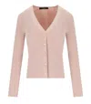 Weekend Max Mara Gabriel Pink Cardigan In Pink