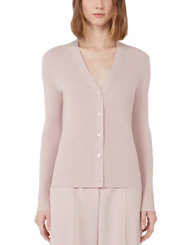 WEEKEND MAX MARA GABRIEL RIBBED CARDIGAN