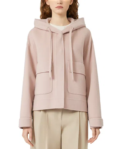 Weekend Max Mara Gary Wool Blend Jacket In Pink