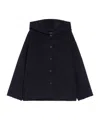 Weekend Max Mara Buttoned Long-sleeved Coat In Black