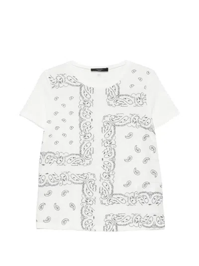 Weekend Max Mara Genio Patterned Top In White