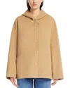 WEEKEND MAX MARA GENNAIO HOODED WOOL COAT