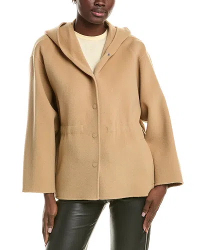 Weekend Max Mara Gennaio Wool Short Coat In Neutral