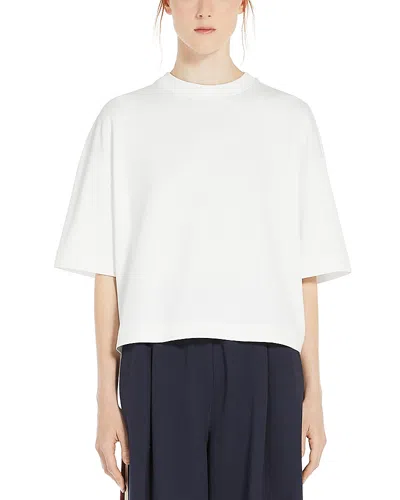 Weekend Max Mara Georgia Boxy Tee In White