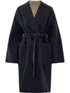 Weekend Max Mara "georgia" Coat In Blue