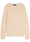 Weekend Max Mara Camel Stretch Alpaca Blend Ghiacci Sweater In Neutral