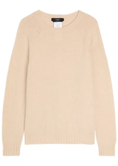 Weekend Max Mara Ghiacci Alpaca-blend Jumper In Neutral
