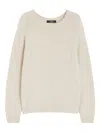 Weekend Max Mara Ghiacci Raglan-sleeve Sweater In White