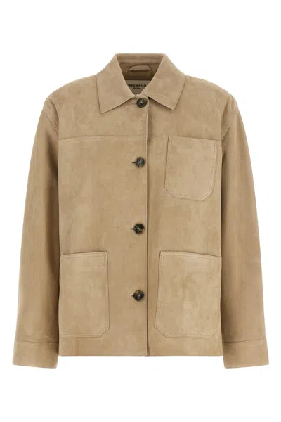 WEEKEND MAX MARA 'GHIERA' LEATHER JACKET