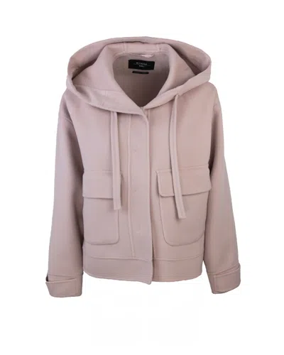 Weekend Max Mara Giacca Gary Rosa Cipria In Neutral