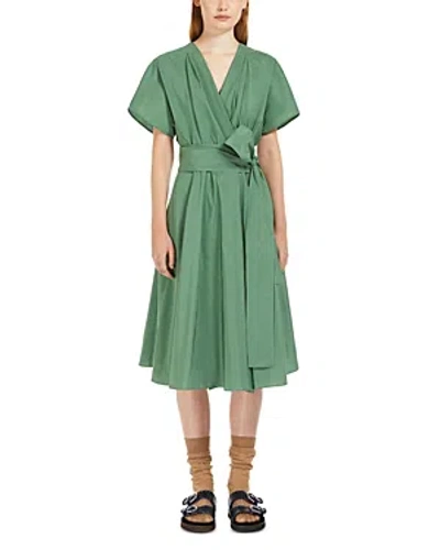 Weekend Max Mara Giambo Dress In Green