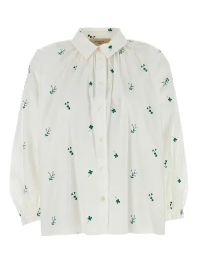 WEEKEND MAX MARA GILLY FLORAL-EMBROIDERED SHIRT