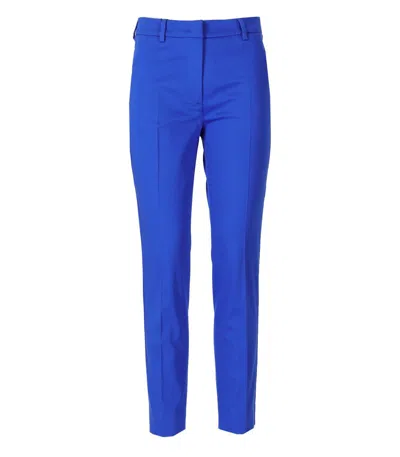 Weekend Max Mara Gineceo Electric Blue Trousers