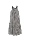 Weekend Max Mara Gingham-check Tiered Dress In Multi