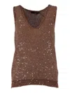 Weekend Max Mara Girocoll In Brown