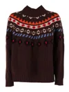 Weekend Max Mara Girocoll In Brown