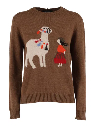 Weekend Max Mara Girocoll In Multi