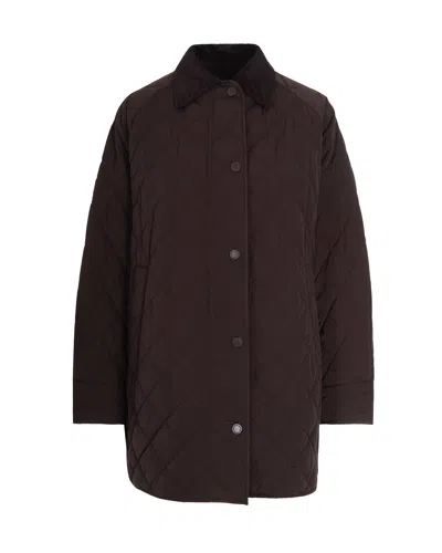 WEEKEND MAX MARA GIUBBINO PEPATO CIOCCOLATO